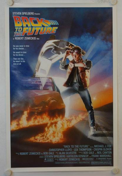 Zurück in die Zukunft originales US Onesheet Filmplakat